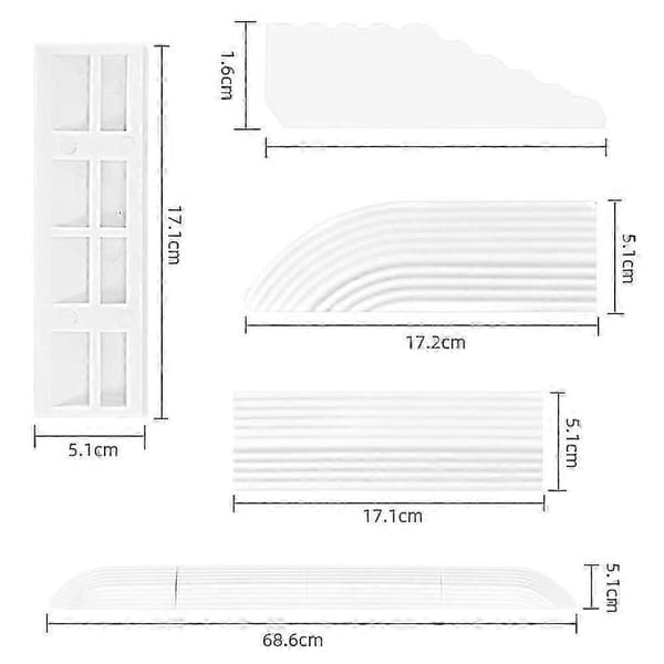 Til Ecovacs Xiaomi Cloud Whale Tærskelstribe Tilbehør, hvid