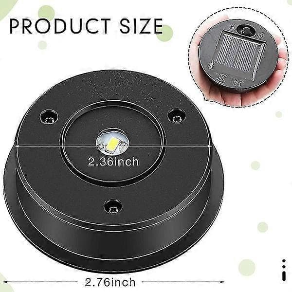 6 solcellelamper; 7 lumen, udendørs hængende dele.