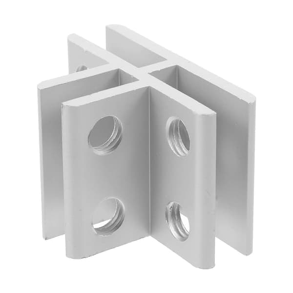 Glasklemmeholder Aluminiumlegeringsbeslag til akvariestøtte 2 sæt