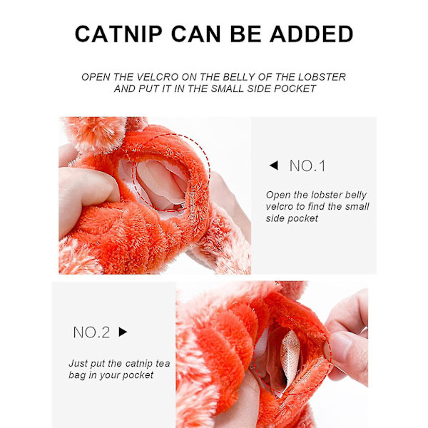 Floppy Lobster Hundleksak, Electric Jumping Räkor Cat Toy Simulation Plysch Hummer Interactive Cat Toy Ty