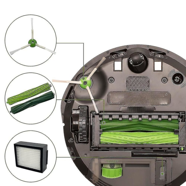 För Irobot Roomba E5 E6 E7 I3 I3+ I4 I6 I6+ I7 I7+ I8 Dammsugare Hy