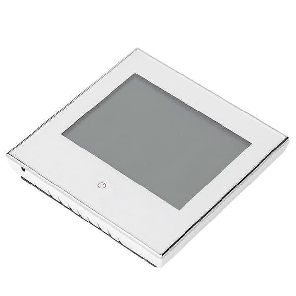 Termostat Rumstemperaturregulator Veckoprogrammerbar LCD Pekskärm 3A AC110‑230V