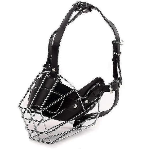 Lærmunnbind for store hunder - Super metallmunnbind hundemunnbind-hcx3 L