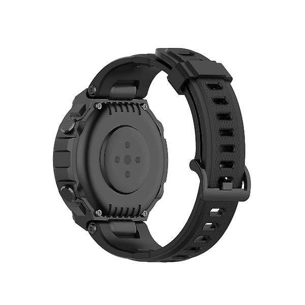 Huami Amazfit T-rex / Pro ranneke silikoni musta