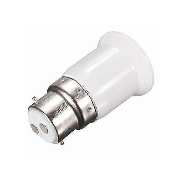 B22 Bajonettpære-adapter til E27 Edison Skruelampeomformerholder 10 stk