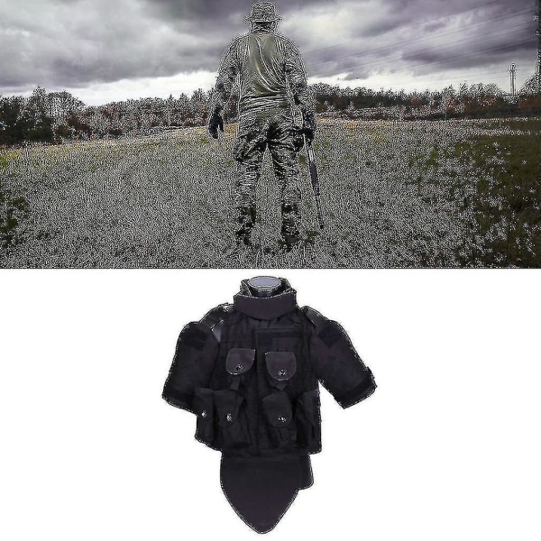 Tactical Vest Outdoor Weight-bearing Airsoft For Men Black