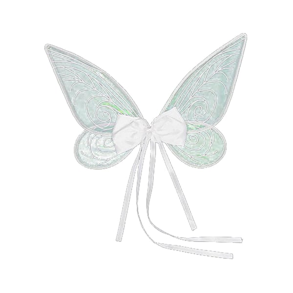 Halloween Cos Färgglada Bow Fairy Wings White