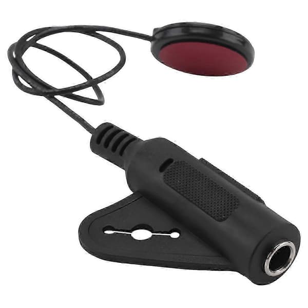 Akustisk gitarrpickup Piezo Kontaktpickup för gitarr, ukulele, fiol, mandolin, banjo, kalimba, harpa black