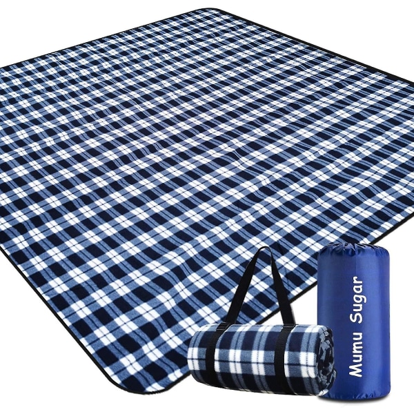 Vanntett sammenleggbar piknik uteteppe piknikmatte for camping strandpark familiekonserter