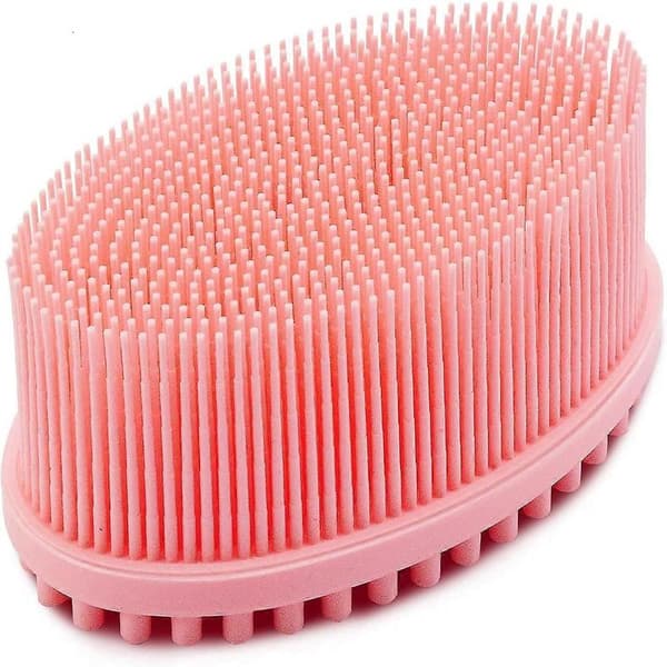 Silikonkroppsborste Ryggskrubb (Rosa)