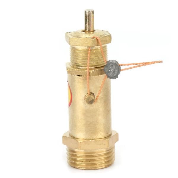 G1/2 Luftkompressor Sikkerhedsventil Messing til Kedel Dampgenerator (7KG)