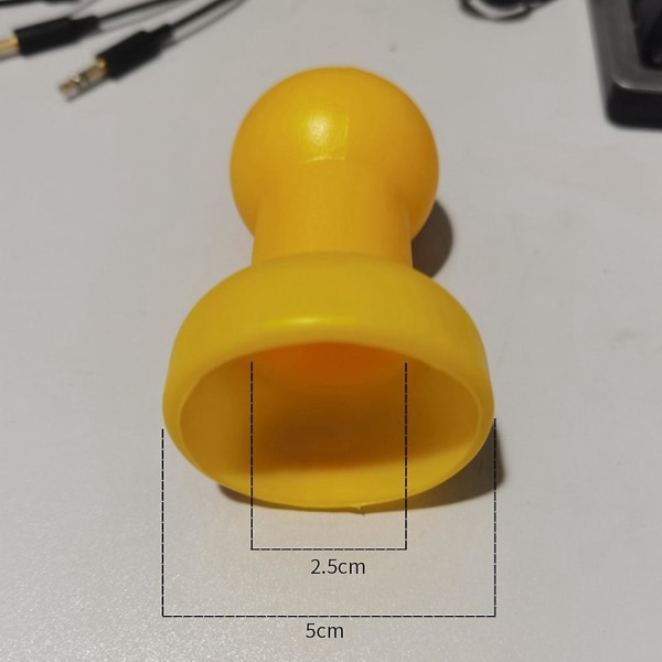 12 st studsmatta skyddande lock, studsmatta nät skyddande lock, studsmatta stolpe lock för nät H Yellow