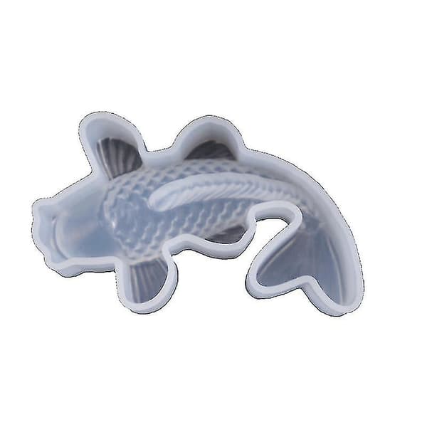 3D silikonform for koi-fisk, såpeform, stearinlysformer