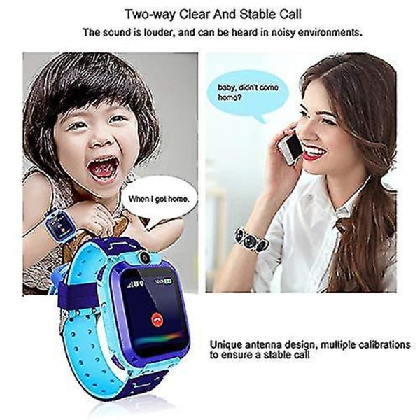 Vanntett Kid Smart Watch Barn Digital Armbåndsur Baby Watch Telefon