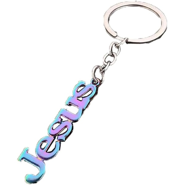 keychain Pendant Exquisite Car Keychain Pendant Keychain Religion Jesus Key Ring Women Men Jewelry Accessories