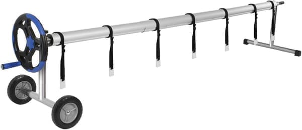 Pool roller for pool cover 300-570 cm
