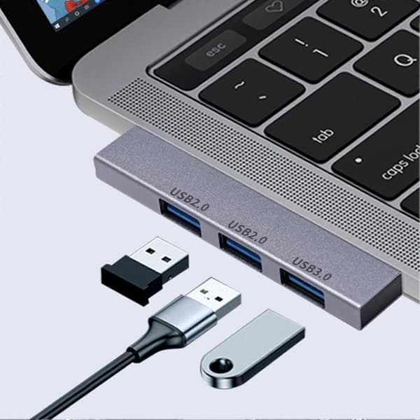 Laptop Dockingstation Triple Display Type C Adapter til Macbook til Mac Pro/mini og mere