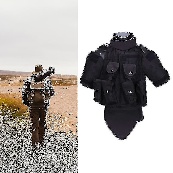 Taktisk väst utomhus viktbärande Airsoft för män svart