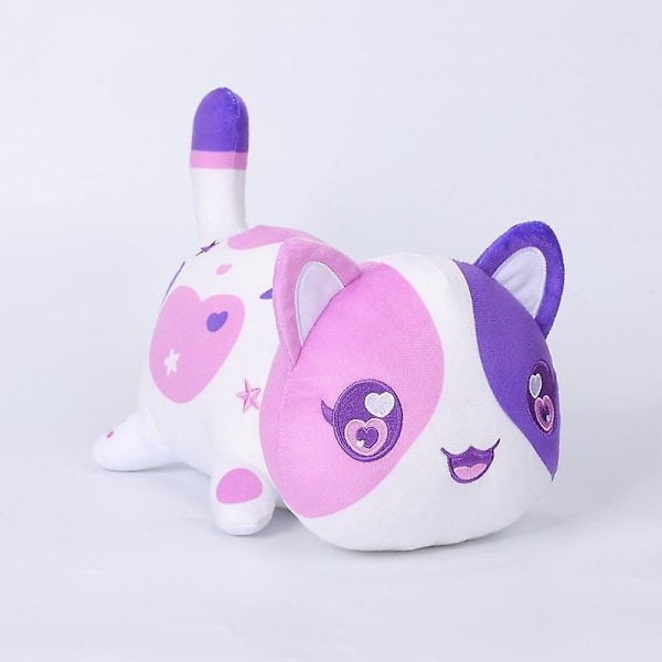 25cm/9.8in Meemeow Aphmau Plysch Meemeows Katt Plysch Snabbmat Katt Halloween Jul Plysch Gåva Söta Godsaker Katt Robot Katt Plysch