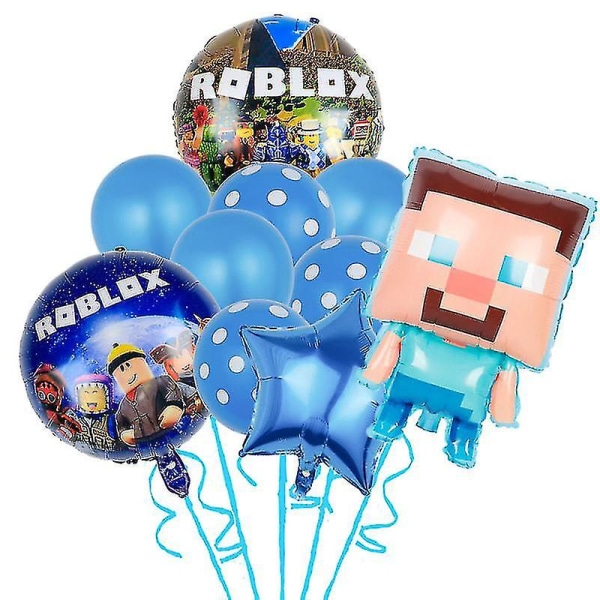 Roblox Aluminium Film Ballonger Min Verden Gutt Bittersweet Omgående Spill Ballonger