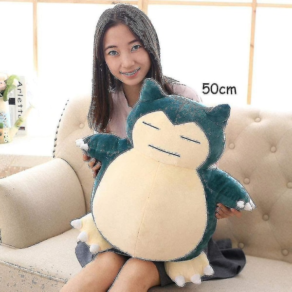 30/50 cm Snorlax Plys Legetøj Jumbo Snorlax blød pude Kæmpe Bamse Sød udstoppet dukke til børn