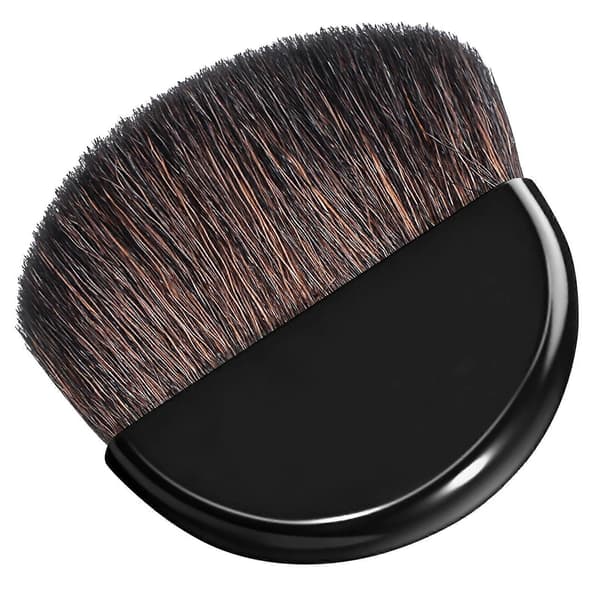 Bærbar makeupbørste til kvinder Concealerbørste til rejser Multifunktionel makeupbørste Flad børste til makeup Blød børste