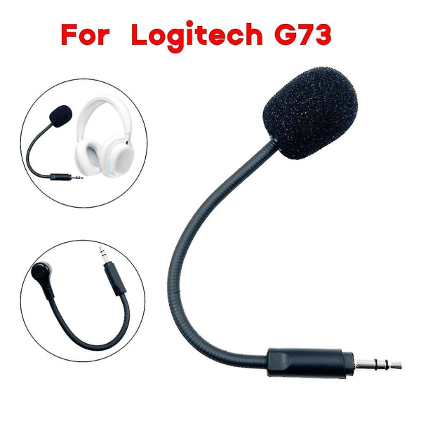 Avtagbar mikrofon för Logitech G735 Gaming Headset 3,5 mm mikrofonbom