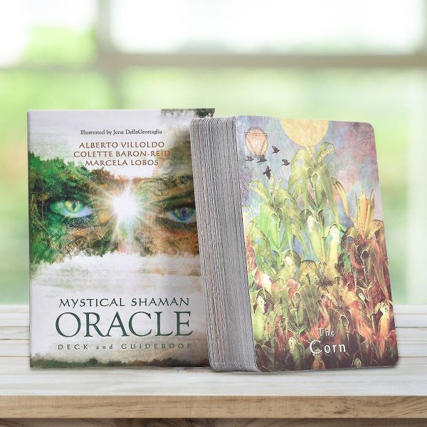 64 stk/sett Kort Spill Tarot Morsomt Fargerikt Kostnadseffektivt Mystisk Sjaman Oraklekort Til Gave