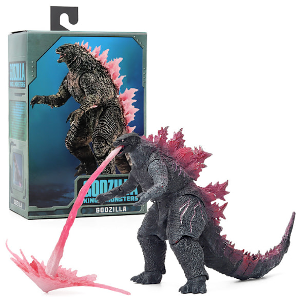 Bluk Dragon Leksak Kung av Monstren Actionfigur Huvud-till-Svans 30 cm Staty Modell Leksak Bästa Gåvan C