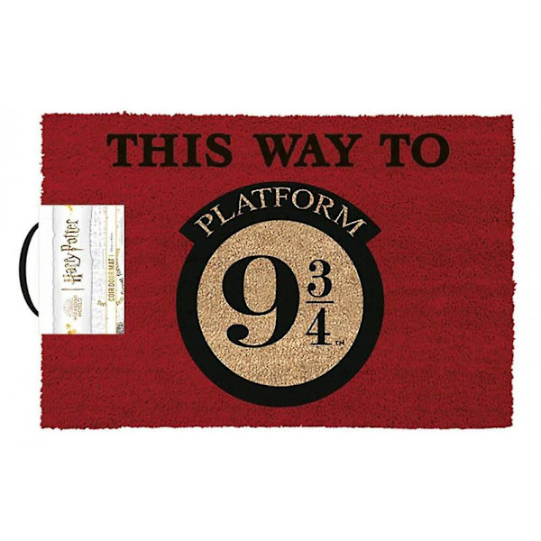 Harry Potter Platform 9 3/4 dørmåtte Red