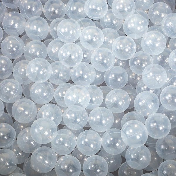 Ball Pit Balls Knusningssikre plastik legetøjsbolde til børn Macaron Ocean Balls 2,15 tommer pakke med 20 klare