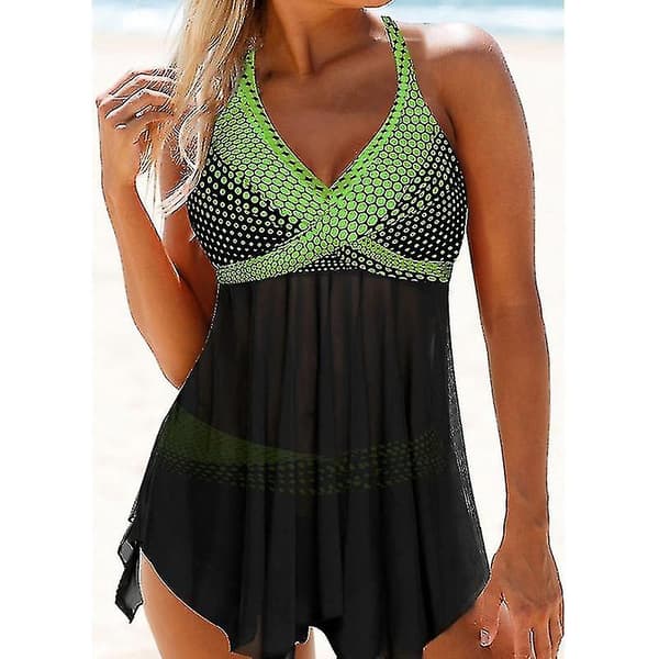 Kvinders badedragter Plus Size Rygløs Polyester Badedragt til damer New-eyzi