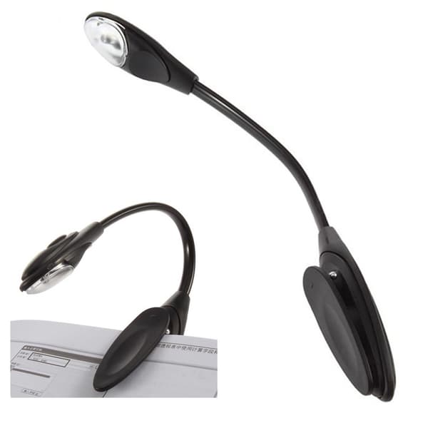 Mini LED Reading Light with Clip, ZQKLA