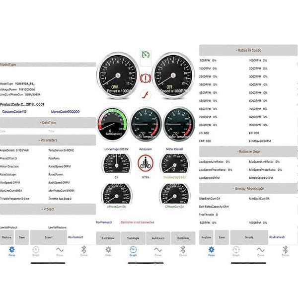 Til FarDriver Controller Programmering Bluetooth Adapter BT Modul til ND72240 72260 72360 72680 Mobil Kontrol Som visas