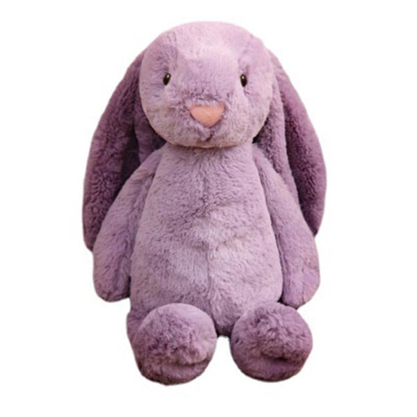 Påskhare Långörad kanin Plyschleksaksdocka Fylld docka Barnpresenter Heminredning Purple