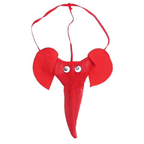 Mænds Nyhed Elefant G-strenge Trusser Thongs Undertøj Briefs Lingeri Multi-farve Valgfri Red