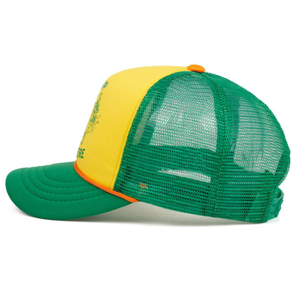 Stranger Things Dustin Hat Ny Retro Mesh Trucker Cosplay Cap Justerbar Green