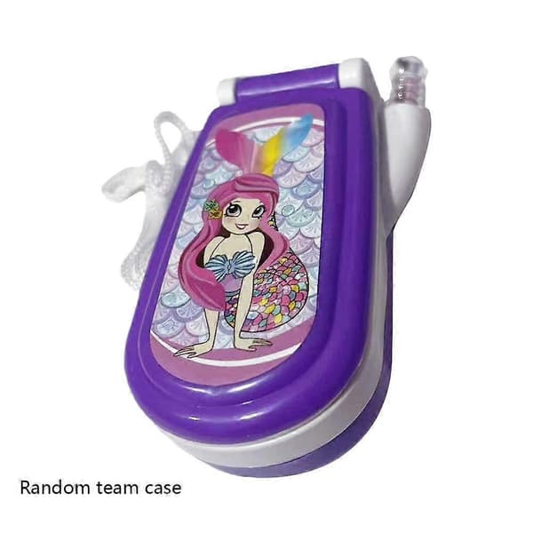 Viktelefonleksak för barn Ljus Ljud Rollspel 7,5 cm Purple