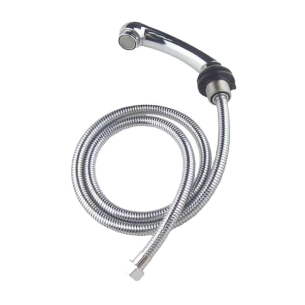 Salong Sjampobolle Sprayhode Sjampobolle Kran Solid Fleksibel Erstatning Silver