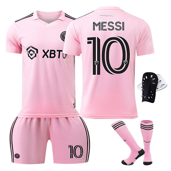 23-24 Miami Home nr. 10 Lionel Messi drakt (draktsett) Genser pink M