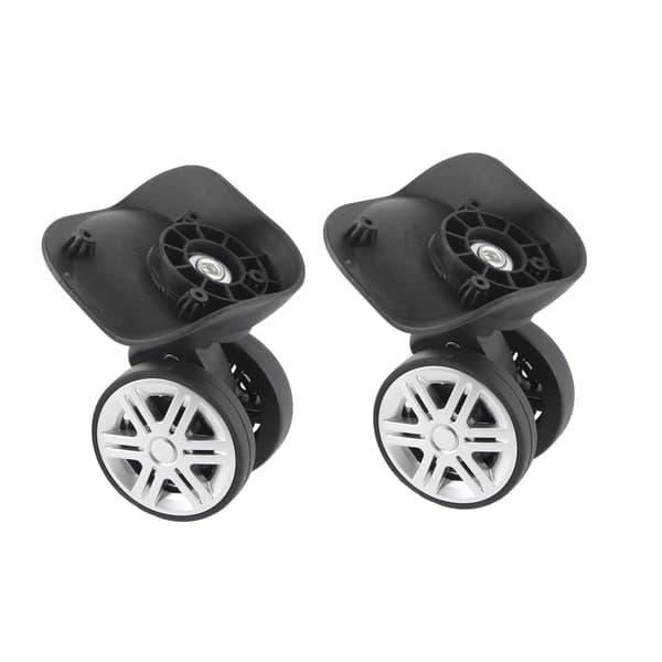 1 Pair Outdoor Silent Double Row Large Wheel Trolley Case Code Case Suitcase Accessories