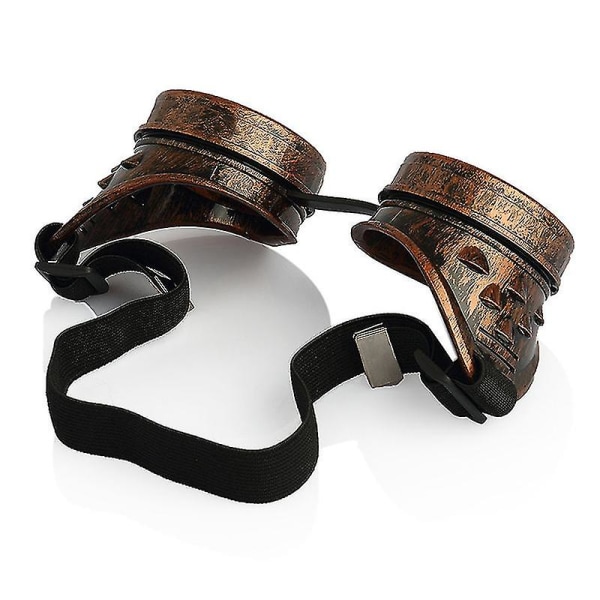 Vintage viktorianska Steampunk-glasögon Svetsning Gotisk Cosplay_x005f_x000d_ Silver