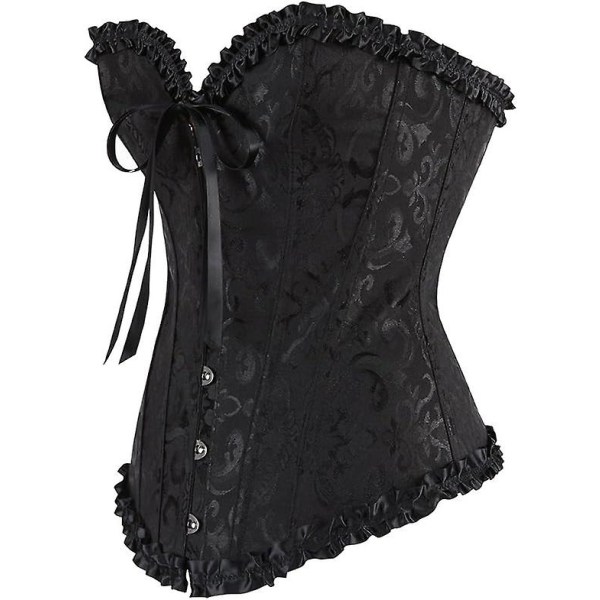 Kvinnors benade spetskorsett Bustier Lingerie Bodyshaper topp