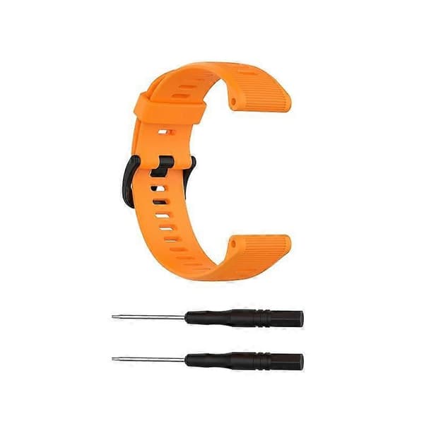 Silikonarmbånd for Garmin Forerunner 945 Orange