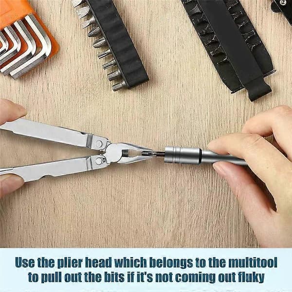AT19-Til Leatherman Surge Wave Plus Kompatibel 1/4 Hex Bits Adapter Bit Driver Extender Tilbehør Til Multiværktøj