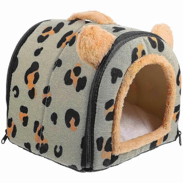 Mysig fluffig hamster marsvin gömställe sovhus