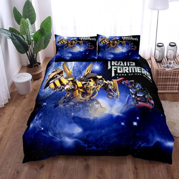 Bumblebee digital print sengetøj til børn, tre-delt sæt