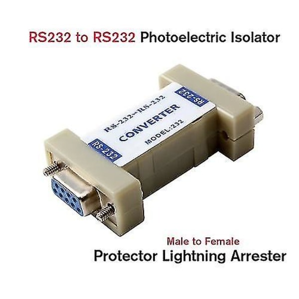 Rs232 til Rs232 fotoelektrisk isolatoromformer seriell portbeskytter