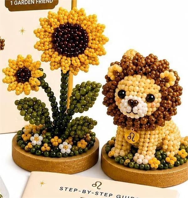 DIY 3D Bead Kit - Perfect for Beginners, Craft Projects, Kids, Teens, Art Classes, Office, and Home Decor - Style 6