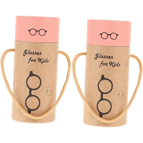 2Pcs Eyeglasses Case Sunglasses Box Holder Eyeglasses Holders Ski Goggles Case Eyewear Cover Packaging Box Environmental Paper Cute Child